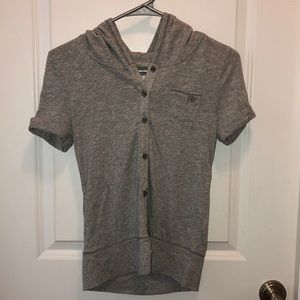 Gray Sweater w/ Hood